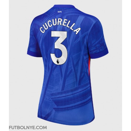 Camiseta Chelsea Marc Cucurella #3 Primera Equipación para mujer 2025-26 manga corta Camiseta Chelsea Marc Cucurella #3 Primera Equipación para mujer 2025-26 manga corta